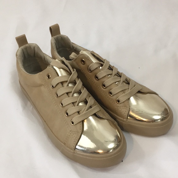 TWISTED womans KIX faux leather metallic sneaker - Picture 1 of 7